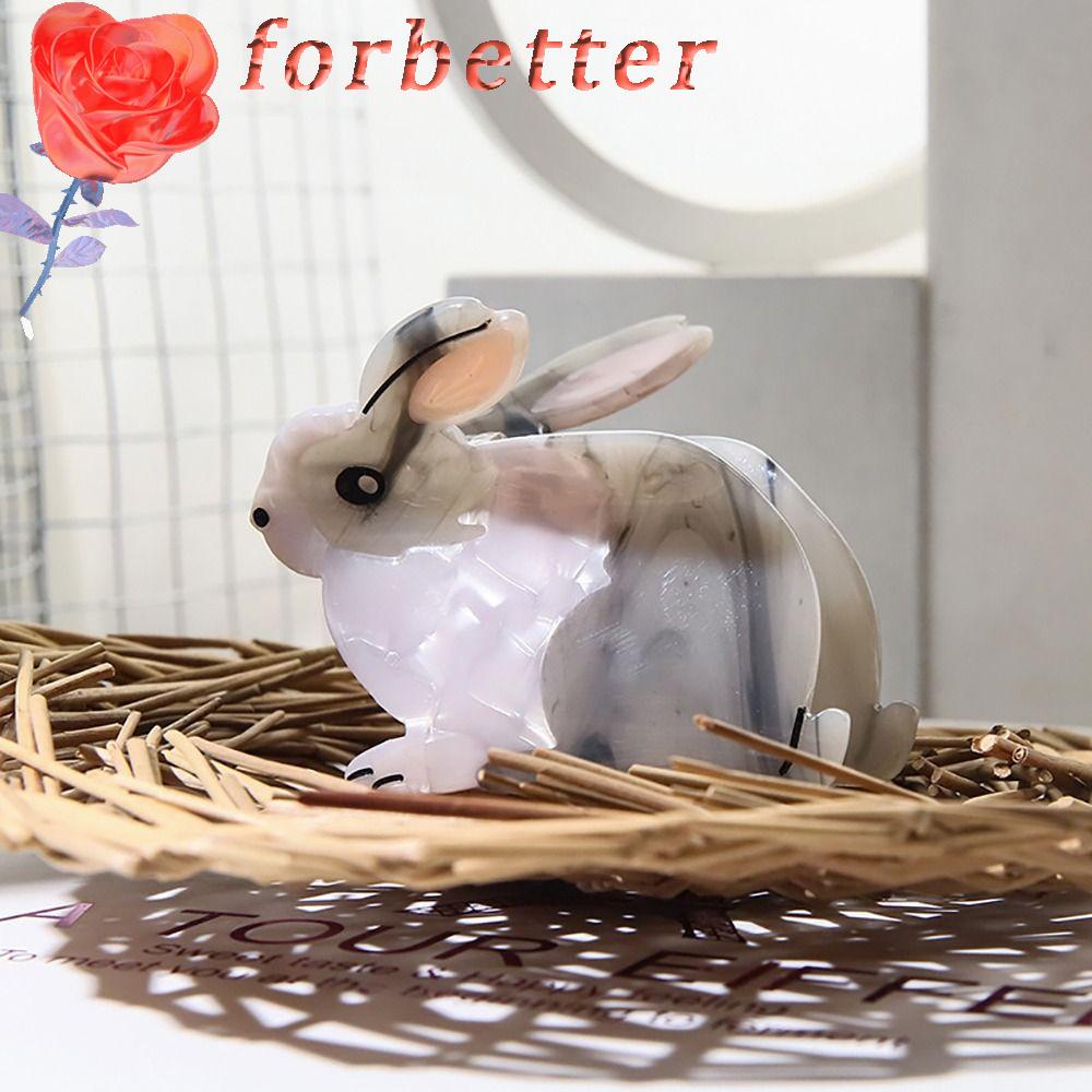 Kẹp Tóc Hình Móng Vuốt Thỏ / Cá Mập Axit Acetic Dễ Thương Sáng Tạo Dành Cho Bạn Nữ