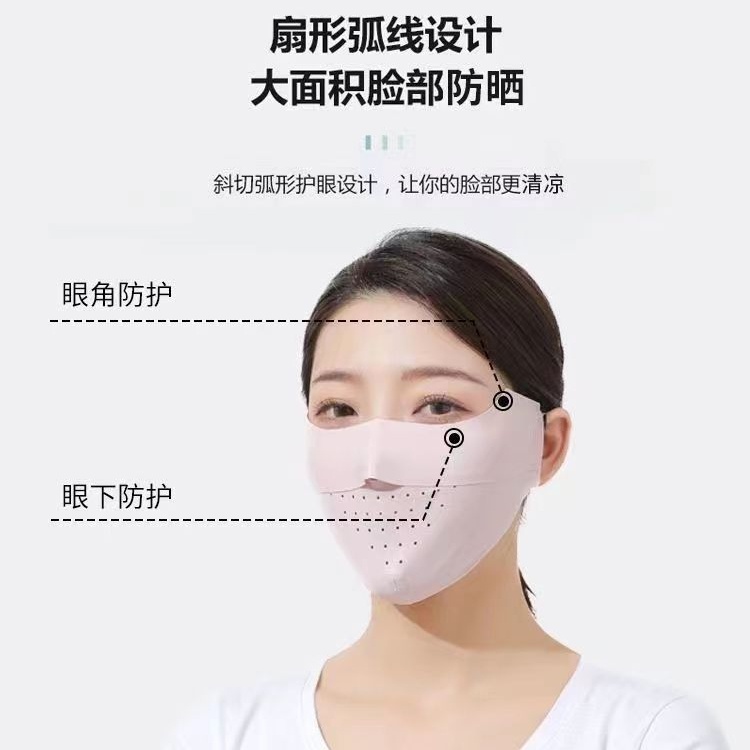 Khẩu Trang Chống Tia Cực Tím UPF50 + Thoáng Khí 3D Có Thể Tái Sử Dụng