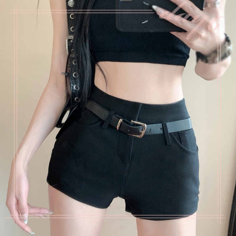 Quần Short Lưng Cao Ôm Dáng Gợi Cảm Cho Nữ