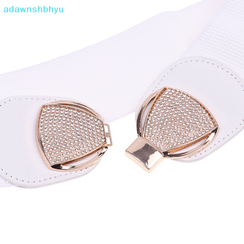 Thắt Lưng Bản Rộng Co Giãn Đính Đá Hình Nơ Thanh Lịch Cho Nữ