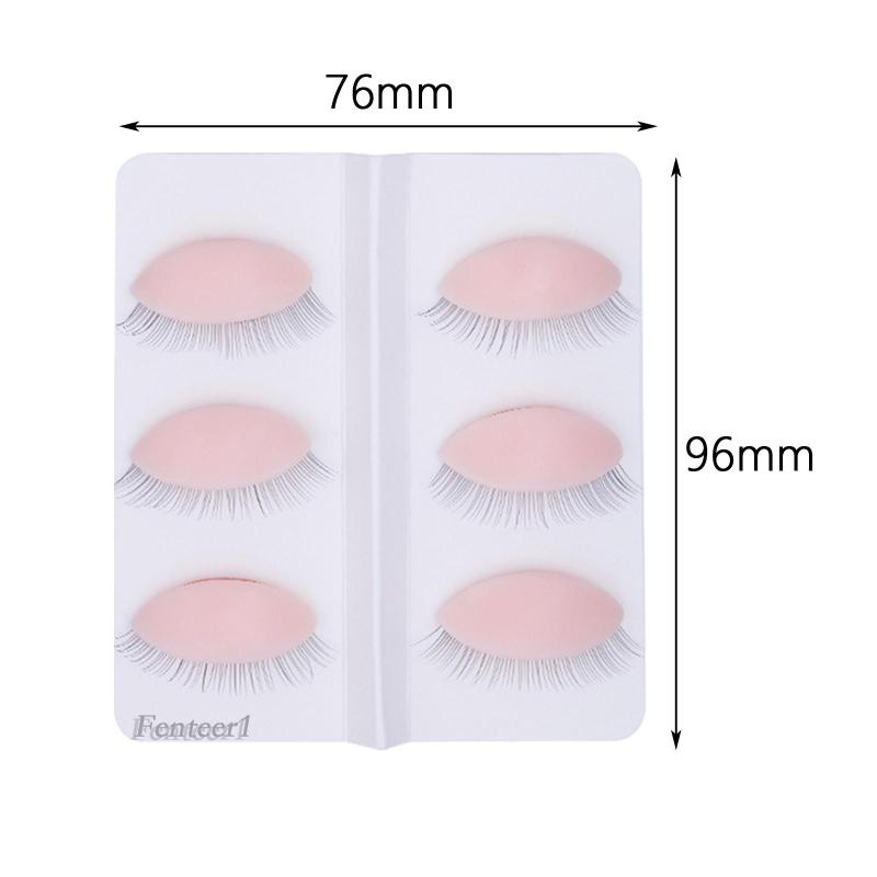 1 / 6 Cặp Lông Mi Giả Có Thể Tháo Rời Tiện Dụng