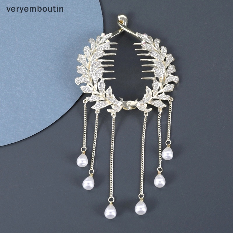 Kẹp Tóc Đính Ngọc Trai Giả Thời Trang Dành Cho Nữ