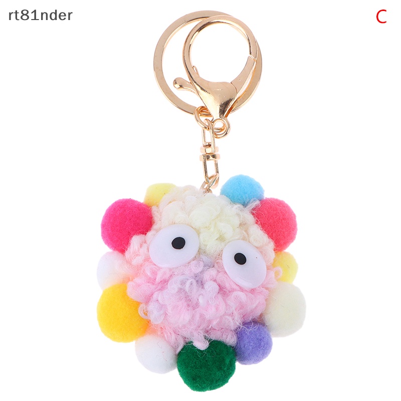 Rt Móc Khóa Hình Búp Bê Hoạt Hình Rain Briquettes Nhồi Bông Dễ Thương Trang Trí Ba Lô / Túi Xách / Ô Tô