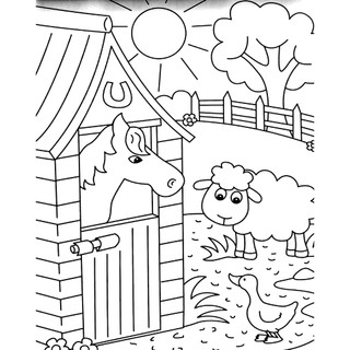 Farm Colouring Fun (Book 1)
