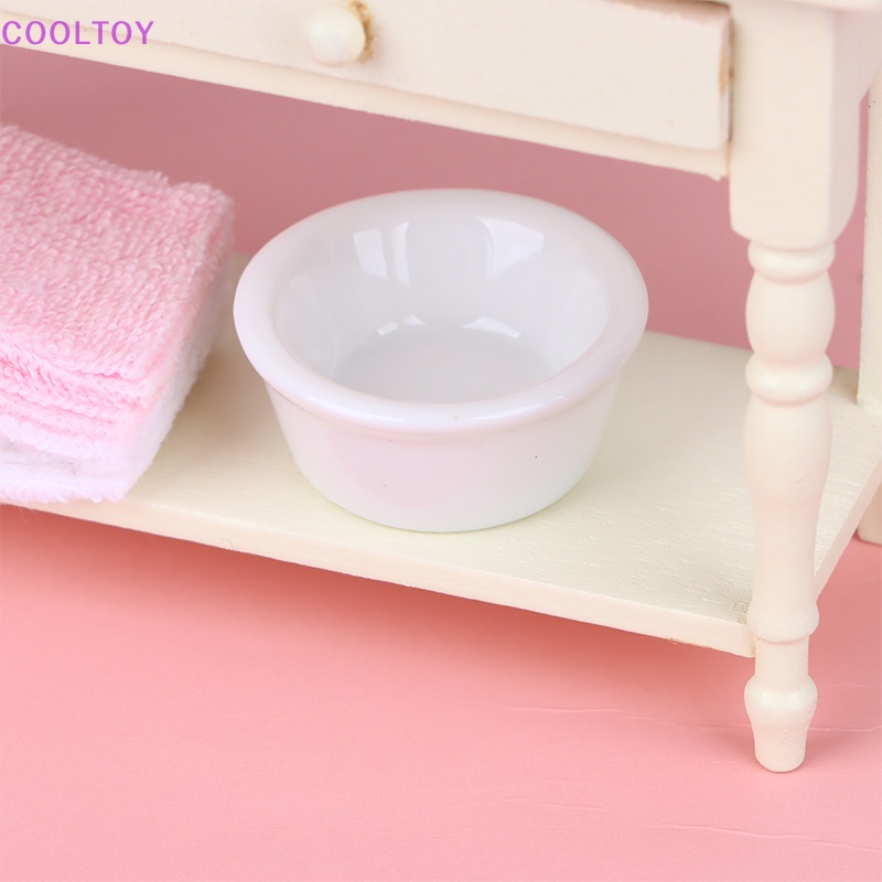 1 Bộ Bồn Rửa Chén Mini Tỉ Lệ 1: 12 Trang Trí Nhà Búp Bê