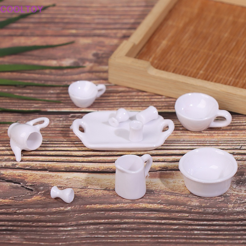 Set 10 Cốc Cà Phê Mini Xinh Xắn Cho Nhà Búp Bê