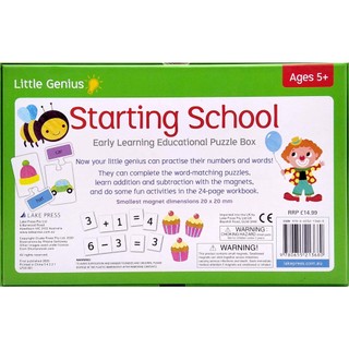 Little Genius: Starting School Early Learning Educational Puzzle Box