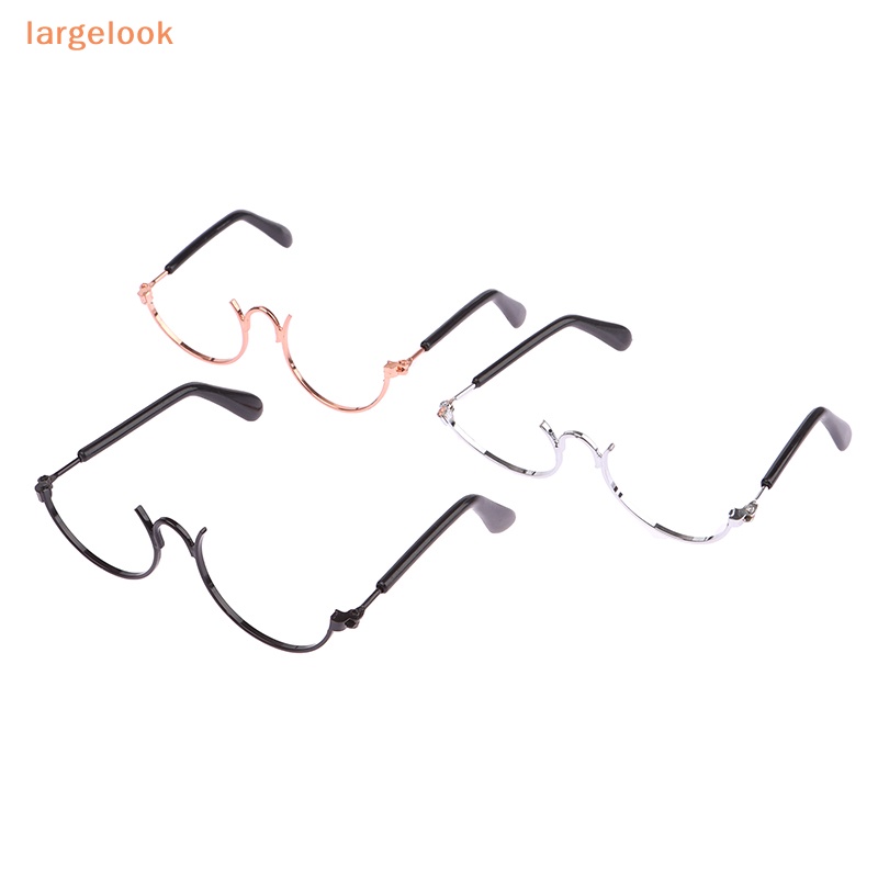 Kính Mát Gọng Tròn 8CM 18 Inches Bằng Kim Loại Phong Cách Cổ Điển Thời Trang Cho Búp Bê