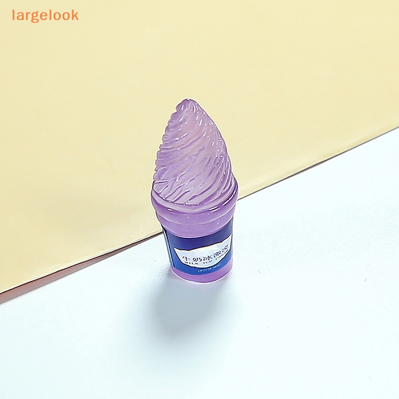 Set 5 Mô Hình Kem Hoạt Hình Mini Bằng Resin Dạ Quang Trang Trí Món Tráng Miệng