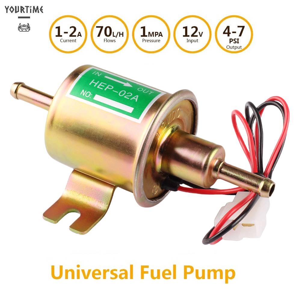 Bơm Nhiên Liệu Điện Tử 12V Thông Dụng Cho Xe Hơi