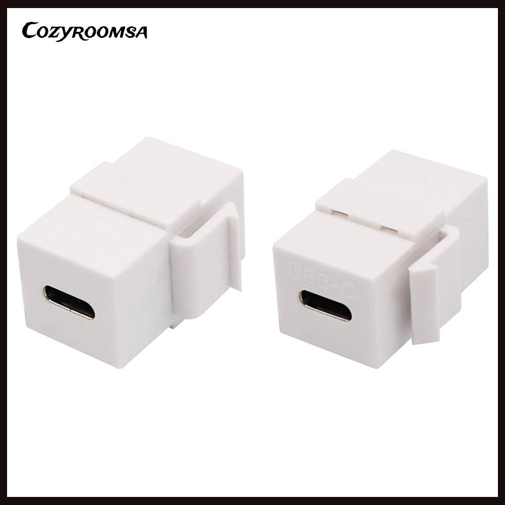 Giắc Cắm Chuyển Đổi Từ USB 3.1 Type C Keystone Female Sang Female Jack