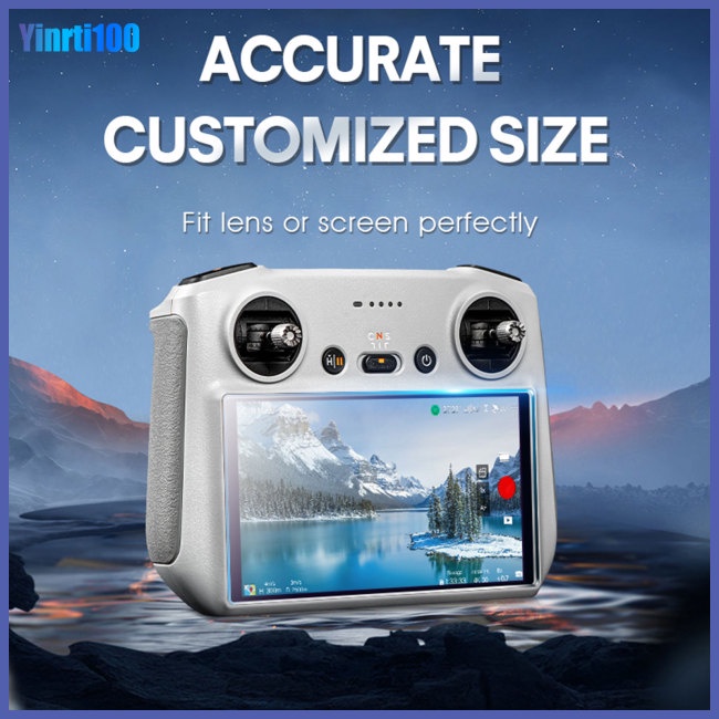 Set 2 Kính Cường Lực Hd Bảo Vệ Màn Hình Điều Khiển Từ Xa Cho Dji Mavic 3 Classic / Mini 3 Pro