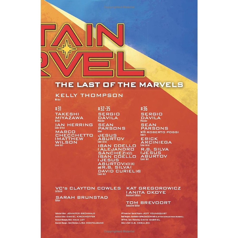 Captain Marvel Vol. 7: The Last Of The Marvels