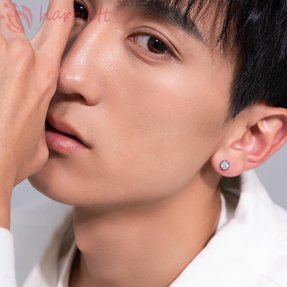 Khuyên Tai Đính Đá Lấp Lánh Đơn Giản Thời Trang Phong Cách Hàn Quốc Cho Nữ