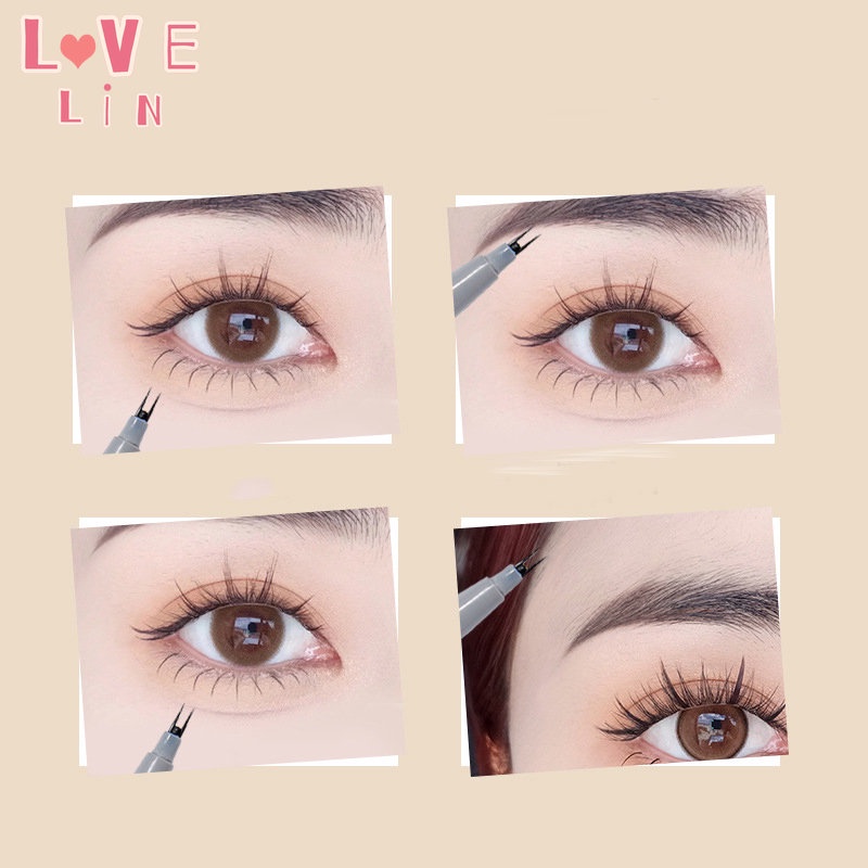 [lovelin] Bút Kẻ Mắt Dạng Lỏng Không Lem Chống Thấm Nước Kích Thước Mơ Mộng Hai Vuốt