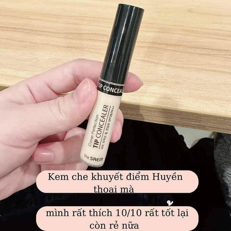 Kem Che Khuyết Điểm The Saem, Kem Che Khuyết Điểm The Seam Cover Perfection Tip Concealer SPF28 PA++ 6.5g | BigBuy360 - bigbuy360.vn