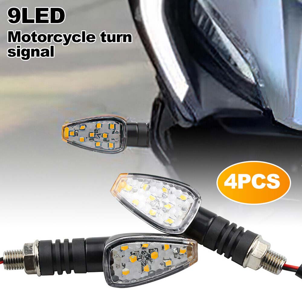 Set 4 Đèn Xi Nhan 9LED Cho Xe Mô Tô