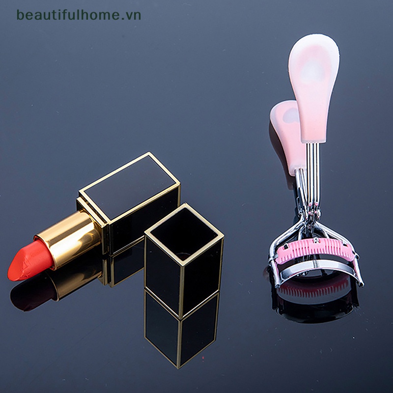 Dụng Cụ Bấm Cong Mi Tay Cầm Hình Đuôi Cá Trang Điểm Làm Đẹp