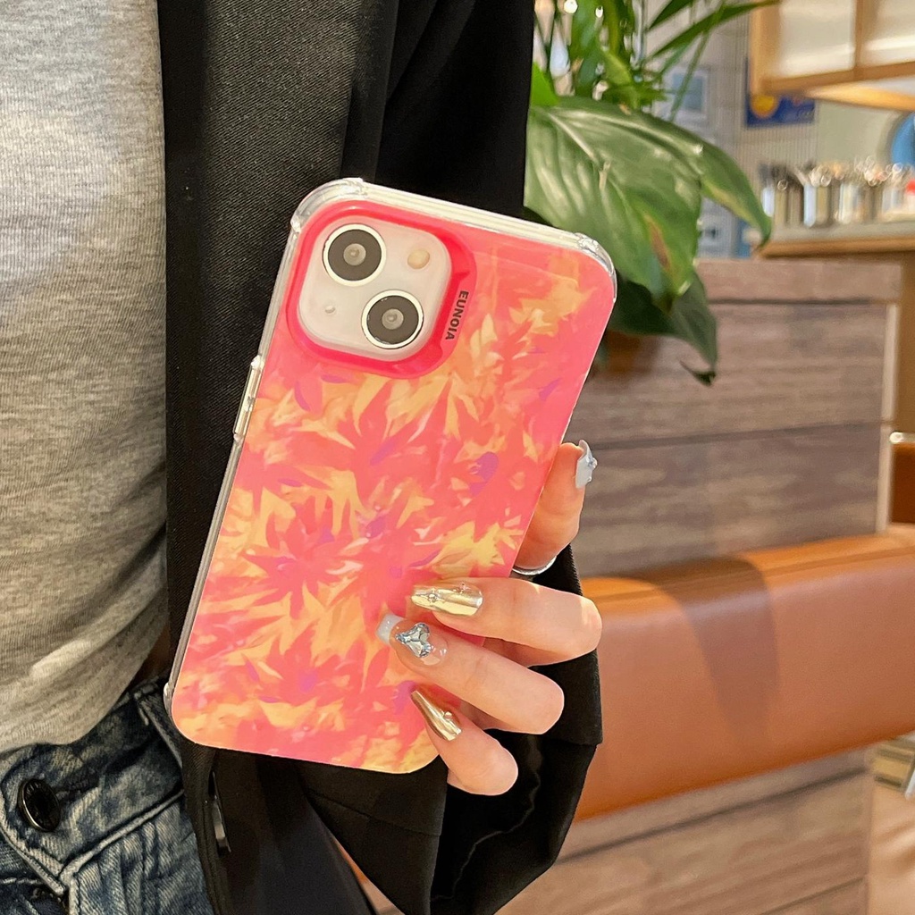 Ốp Điện Thoại TPU Silicon Mềm Trong Suốt Chống Sốc Họa Tiết Hoa Nhỏ Cho iPhone 14 Plus 13 12 11 Pro Max