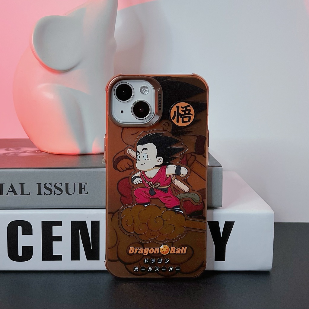 Ốp Điện Thoại TPU Mềm Nhám Trong Suốt Họa Tiết Hoạt Hình Dragon Ball Cho iPhone 14 13 12 11Pro Max