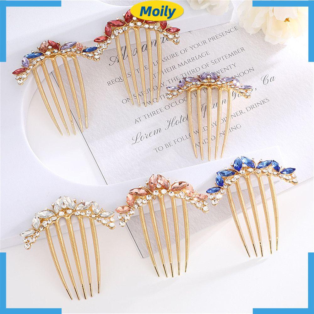 Lược Cài Tóc Cô Dâu Đính Đá Sang Trọng