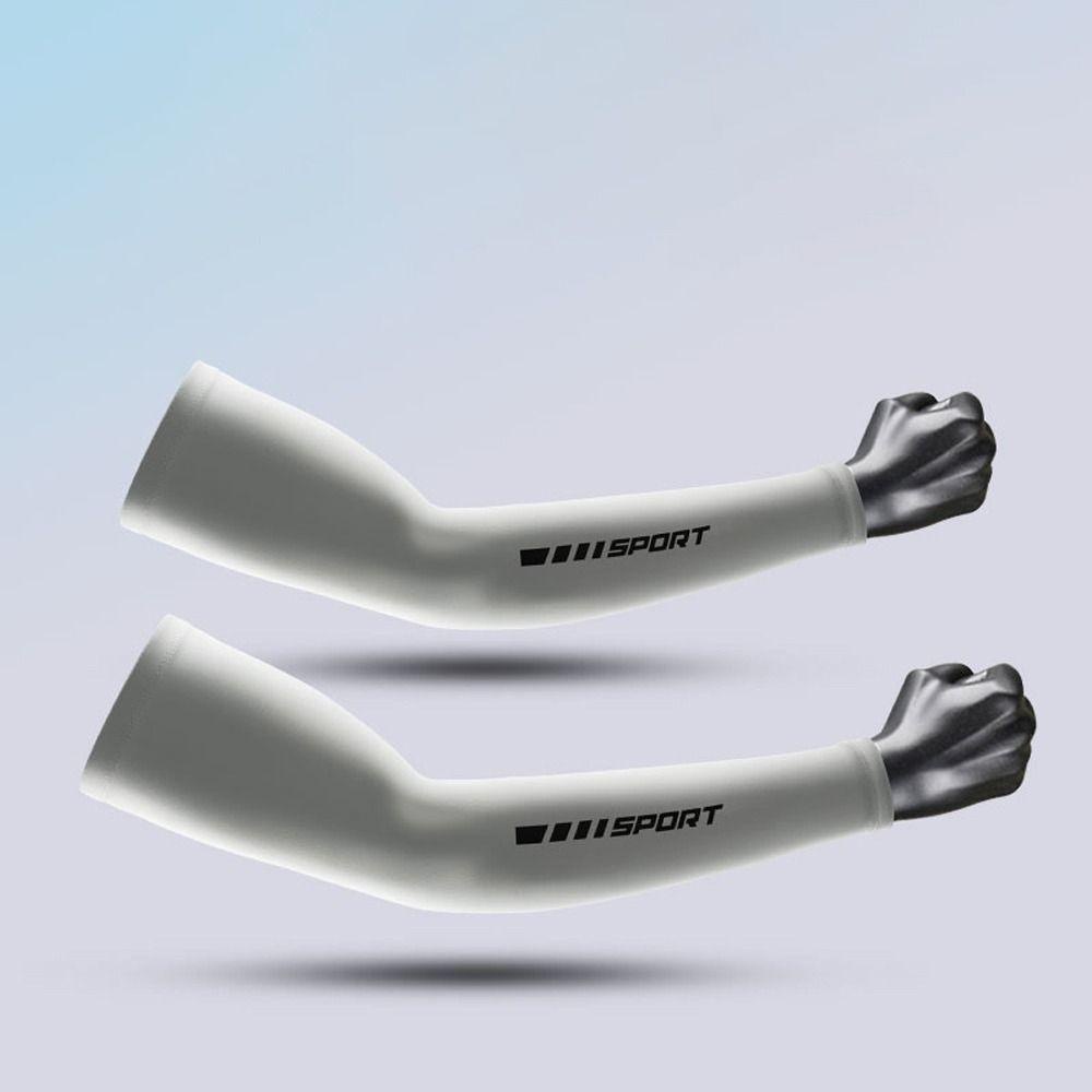 BARRY Găng Tay Dài Bằng Lụa Lạnh Thoáng Khí Chống Nắng Không Phai Màu Cho Unisex