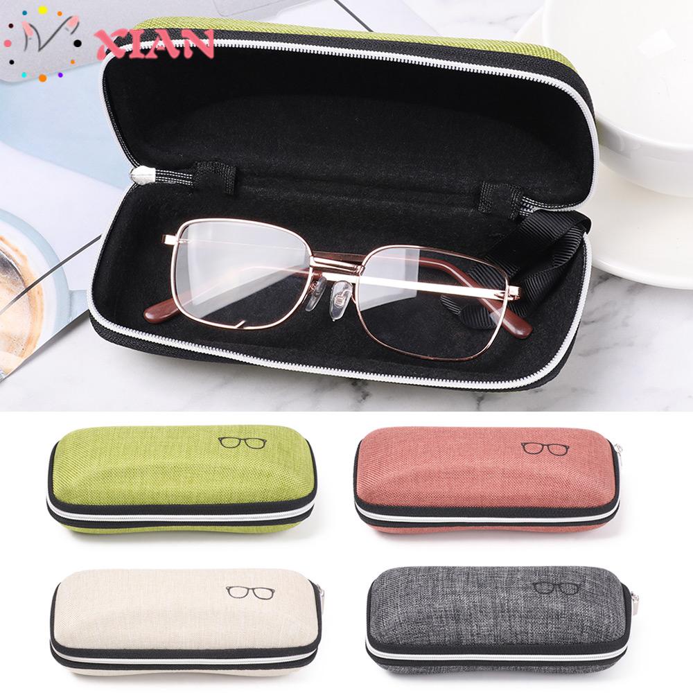 Xiantin Hộp Đựng Mắt Kính Có Dây Kéo In Họa Tiết Thời Trang Dùng Trong Văn Phòng