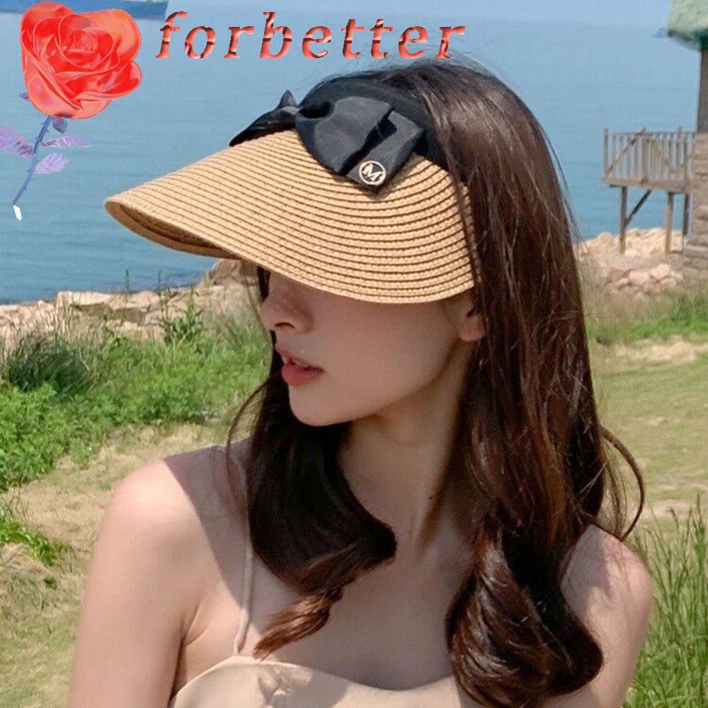 Mũ Cói Rộng Vành Che Nắng In Chữ Thời Trang Đi Biển Mùa Hè Cho Bạn Gái