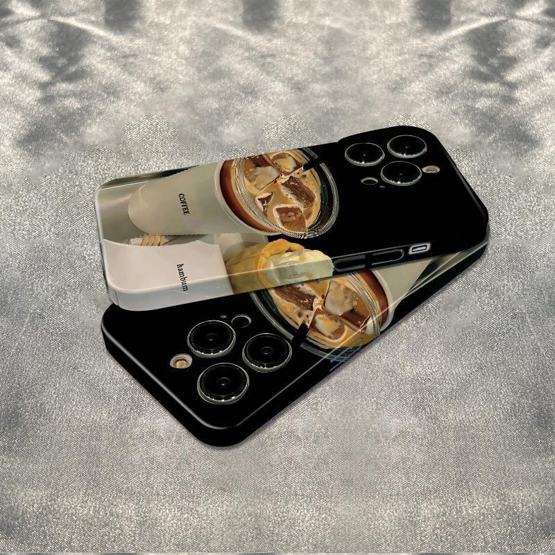 Ốp Điện Thoại Cao Cấp Chống Sốc Màu Cà Phê 6In Cho Iphone 6In121114Ốp Điện Thoại Thiết Kế Đơn Giản Thời Trang Cho Pro78 Simple plus13 Utt 13