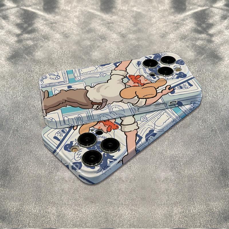 Ốp Điện Thoại Chống Sốc Họa Tiết Tranh Vẽ Đơn Giản Cho Iphone 1211 14pro 78plus 6In13