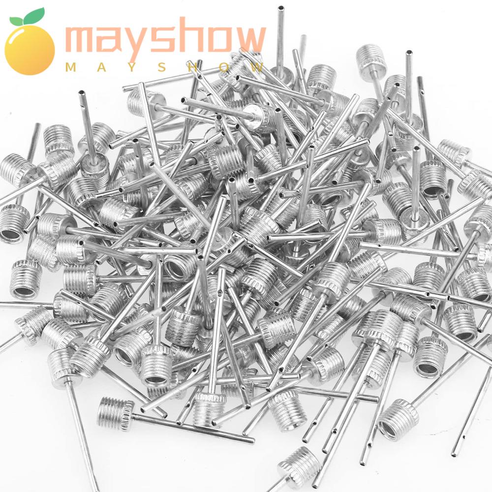 Set 100 Đầu Bơm Bóng Đá Bằng Thép Không Gỉ Tiện Dụng