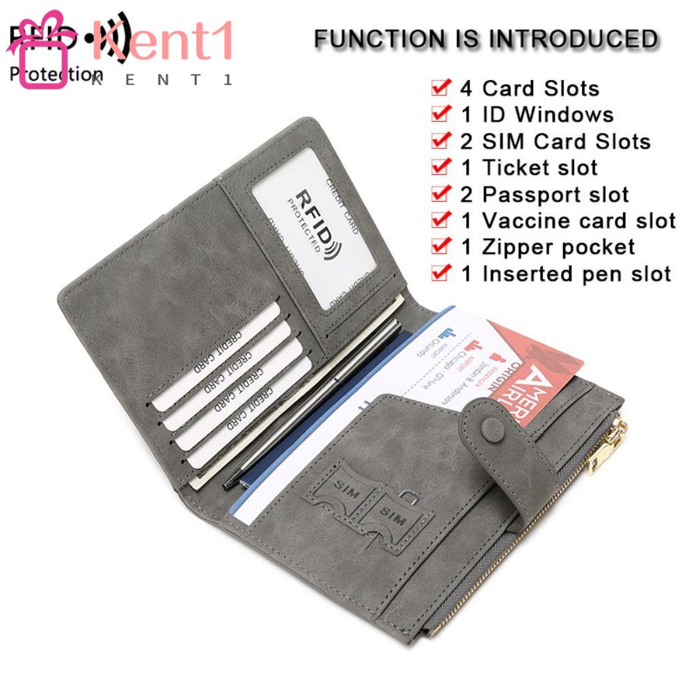 Vỏ Bọc Hộ Chiếu Chất Liệu Da Cao Cấp Hiệu Kat1 RFID