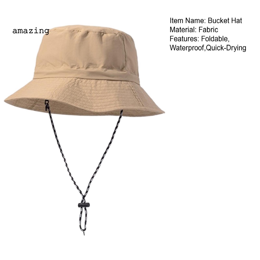 Mũ Xô Chống Nắng Có Dây Điều Chỉnh Nhanh Khô Chống Thấm Nước Cho Nam Và Nữ