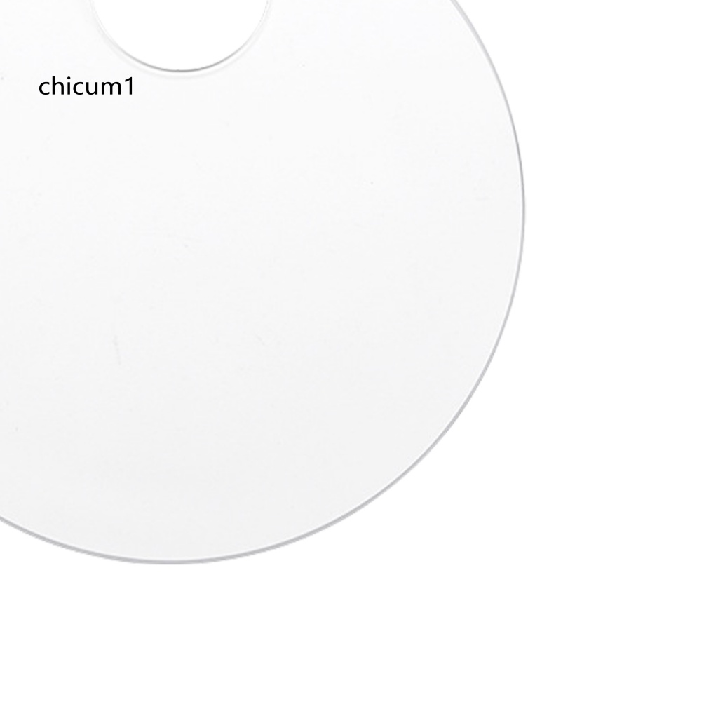 1 Set Bảng Màu Trang Điểm Móng Tay Acrylic Trong Suốt Chống Áp Lực Dễ Vệ Sinh