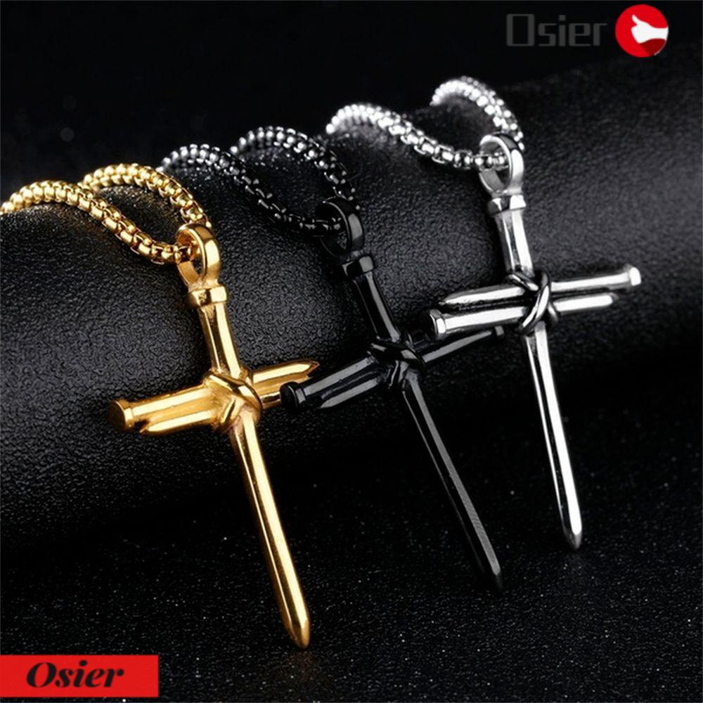 Dây Chuyền Mặt Thánh Giá 1 Phong Cách Punk Gothic Cổ Điển Dành Cho Nữ