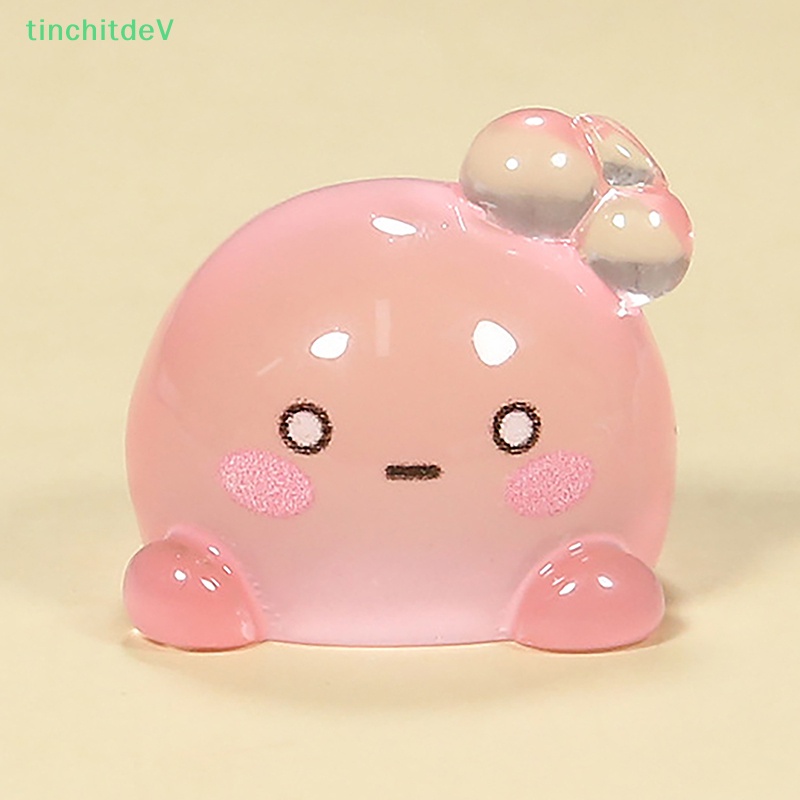 [TinchitdeV] Bộ 2 Đèn Nhựa Resin Mini Phát Quang Kirby Với Biểu Tượng Cảm Xúc Cho Bảng Điều Khiển Xe Hơi Ngẫu Nhiên