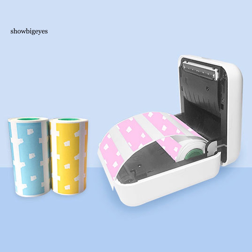 Bộ 3 Cuộn Giấy Dán Tự Dính Hình Gấu Dễ Thương Dùng Trang Trí