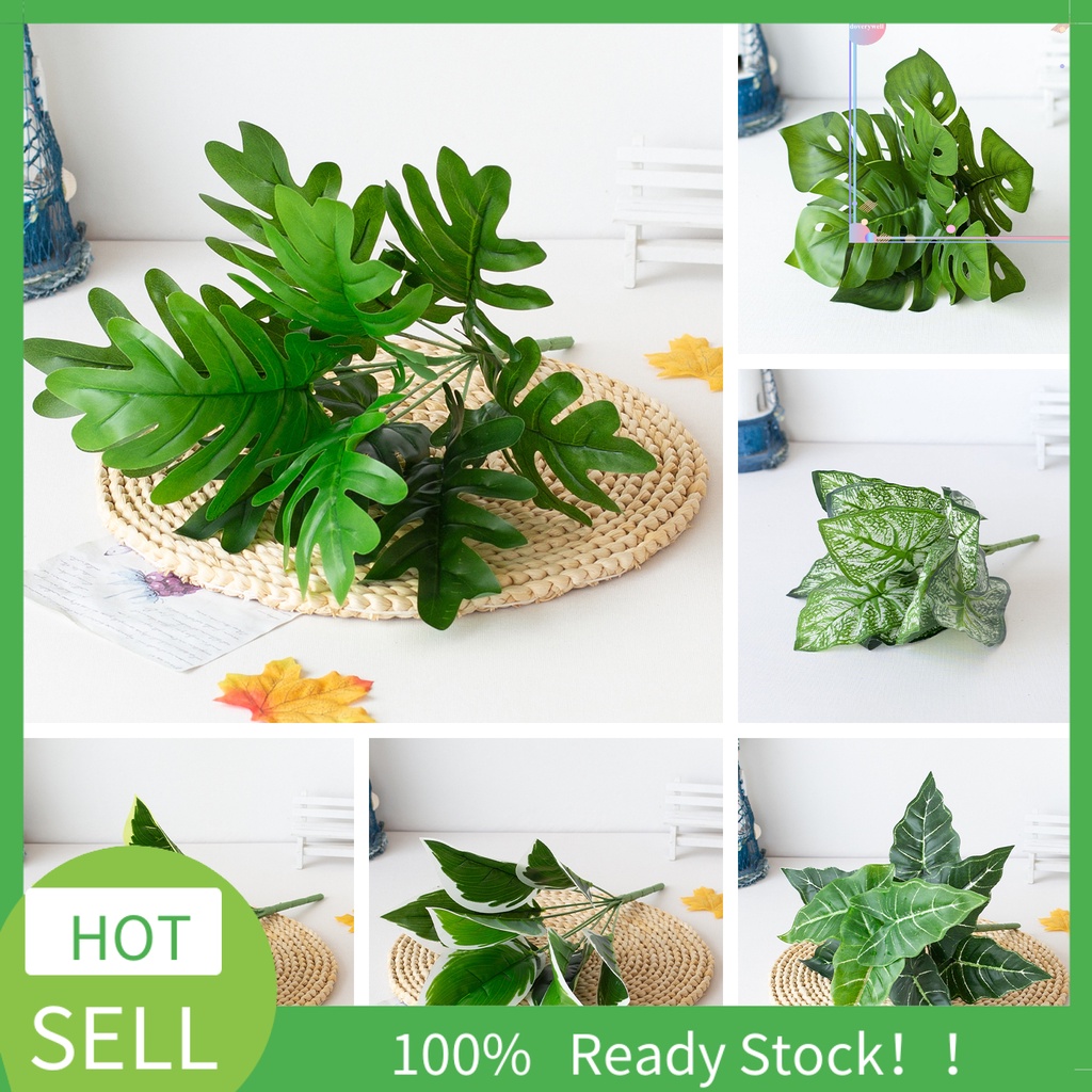 Cây Lá Giả Trong Suốt Sống Động Dùng Trang Trí Nhà Cửa