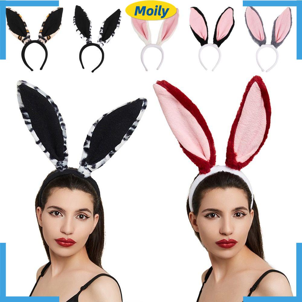 Băng Đô Tai Thỏ Hóa Trang Phục Sinh Đáng Yêu