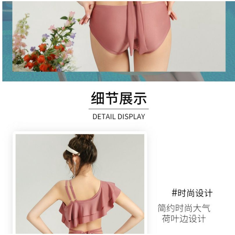 Bộ Đồ Bơi Hai Mảnh Phong Cách Hàn Quốc Thời Trang Mùa Xuân 2023 Cho Nữ