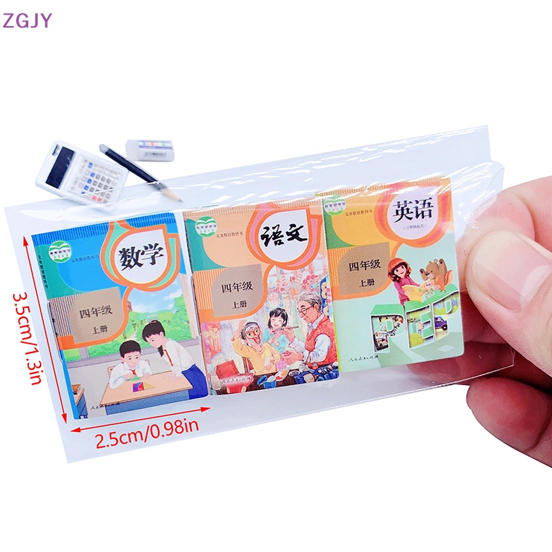 Set 3 Cuốn Sách 1: 12 Dùng Để Trang Trí Nhà Búp Bê / Tiểu Học Mẫu Mới