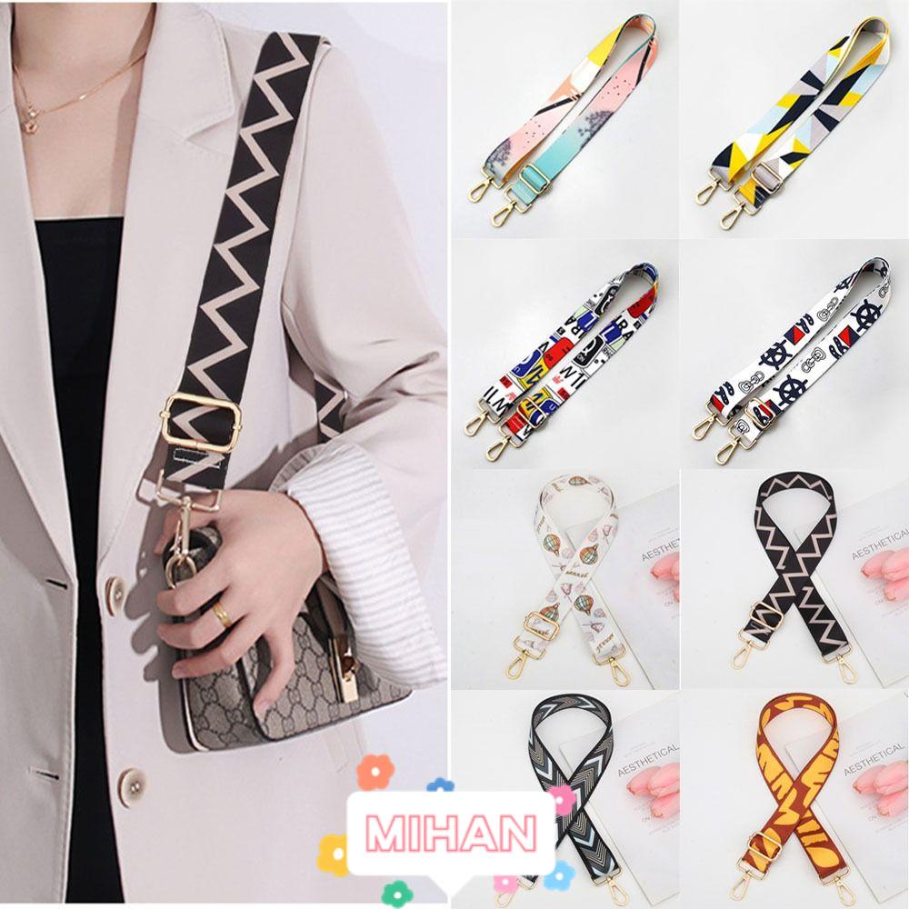 MIHAN1 Dây Đeo Túi Xách Thêu Họa Tiết Thời Trang Có Thể Điều Chỉnh Kích Thước