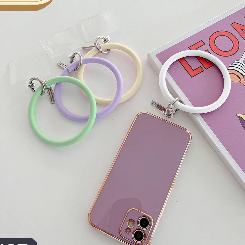 Vòng Đeo Tay Chống Thất Lạc Bằng Silicon Mềm Gắn Điện Thoại Tiện Dụng