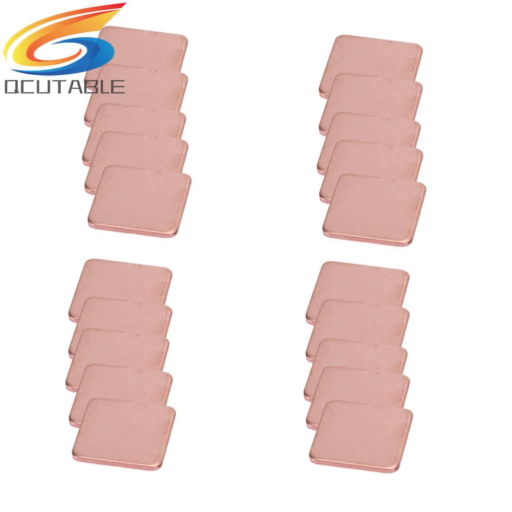 Set 20 Miếng Đệm Tản Nhiệt 15mmx15mm 0.3mm Sang 2mm Cho Laptop