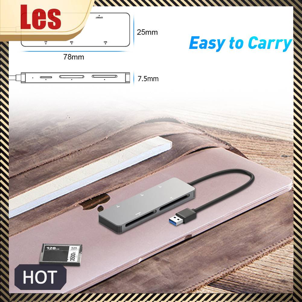 Đầu Đọc Thẻ Nhớ USB 3.0 5 Trong 1 Cho CF / XD / An Toàn