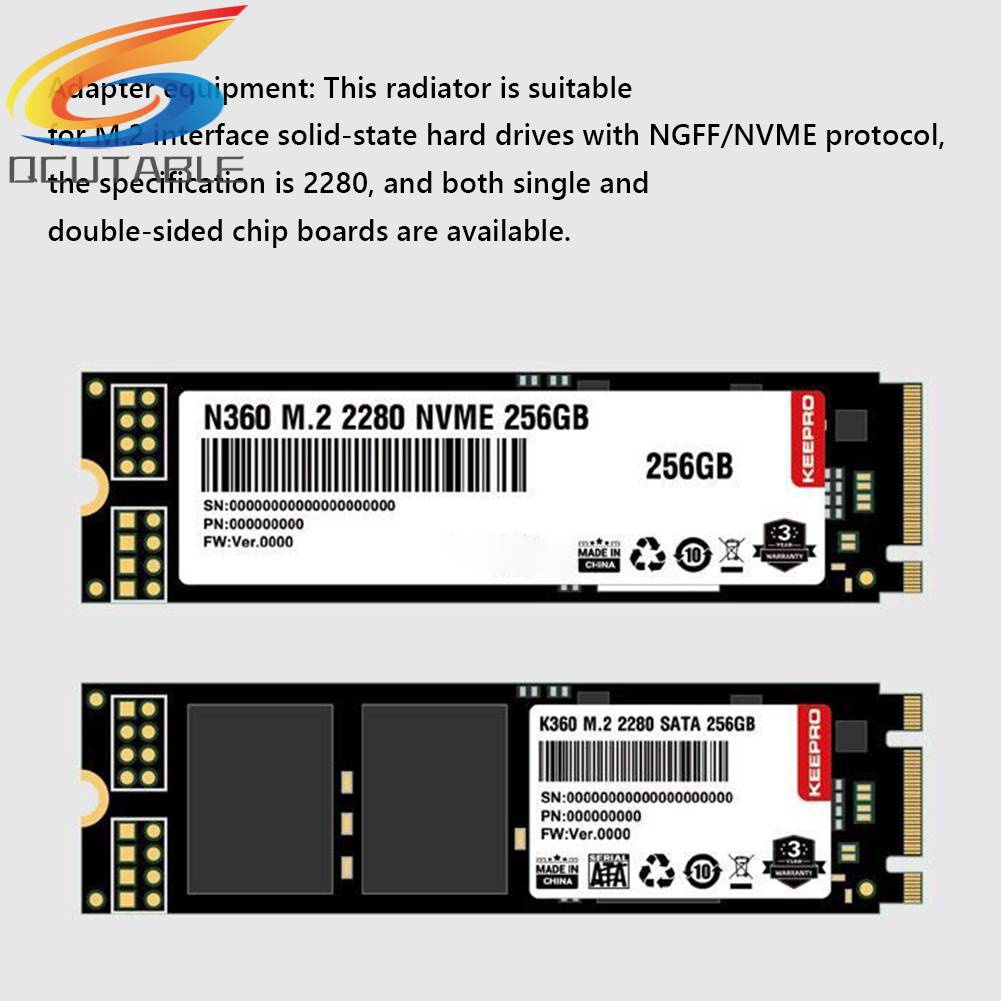 Miếng Tản Nhiệt MK-200 M.2 Cho NGFF NVMe 2280 SSD