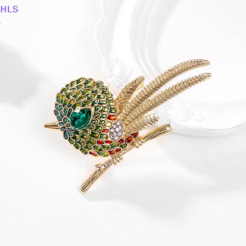 Ghim Cài Áo Hình Chú Chim Đính Đá Thời Trang Cho Nữ