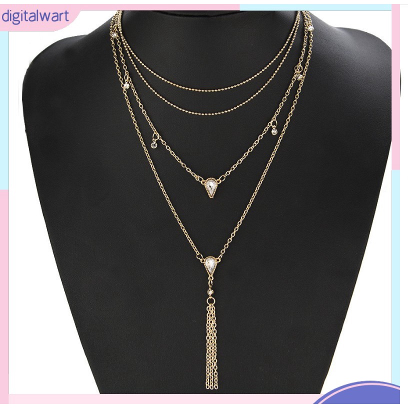 Vòng cổ Nhiều Lớp Thời Trang Xinh Xắn Cho Nữ