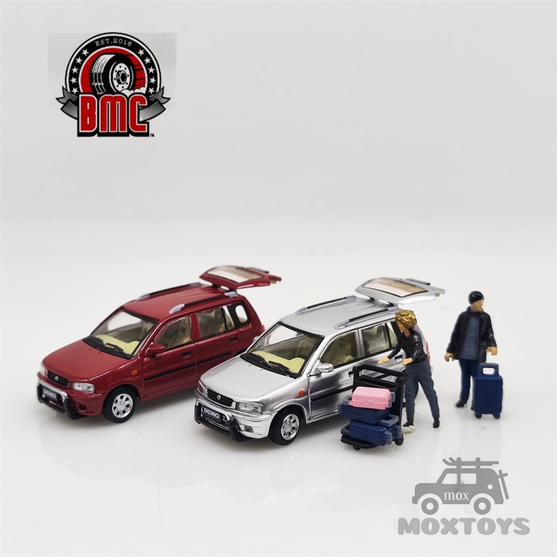 Mô Hình Xe Hơi Mazda 1994 Demio Đỏ / Bạc Tỉ Lệ 1 / 64