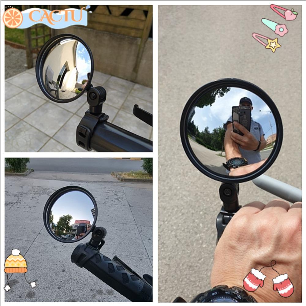 CACTU Bộ 2 Gương Chiếu Hậu Góc Rộng Xoay Được Thông Dụng Cho Xe Đạp